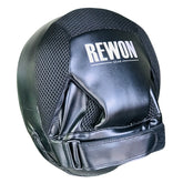 Rewon T10 Handpolster aus Maya Hide-Leder, ideal für Boxtraining und Fitness, Schlagpolster, Schwarz, online erhältlich.